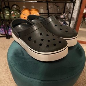 Crocs Platform Crocband Clog. Size 8M/10W
